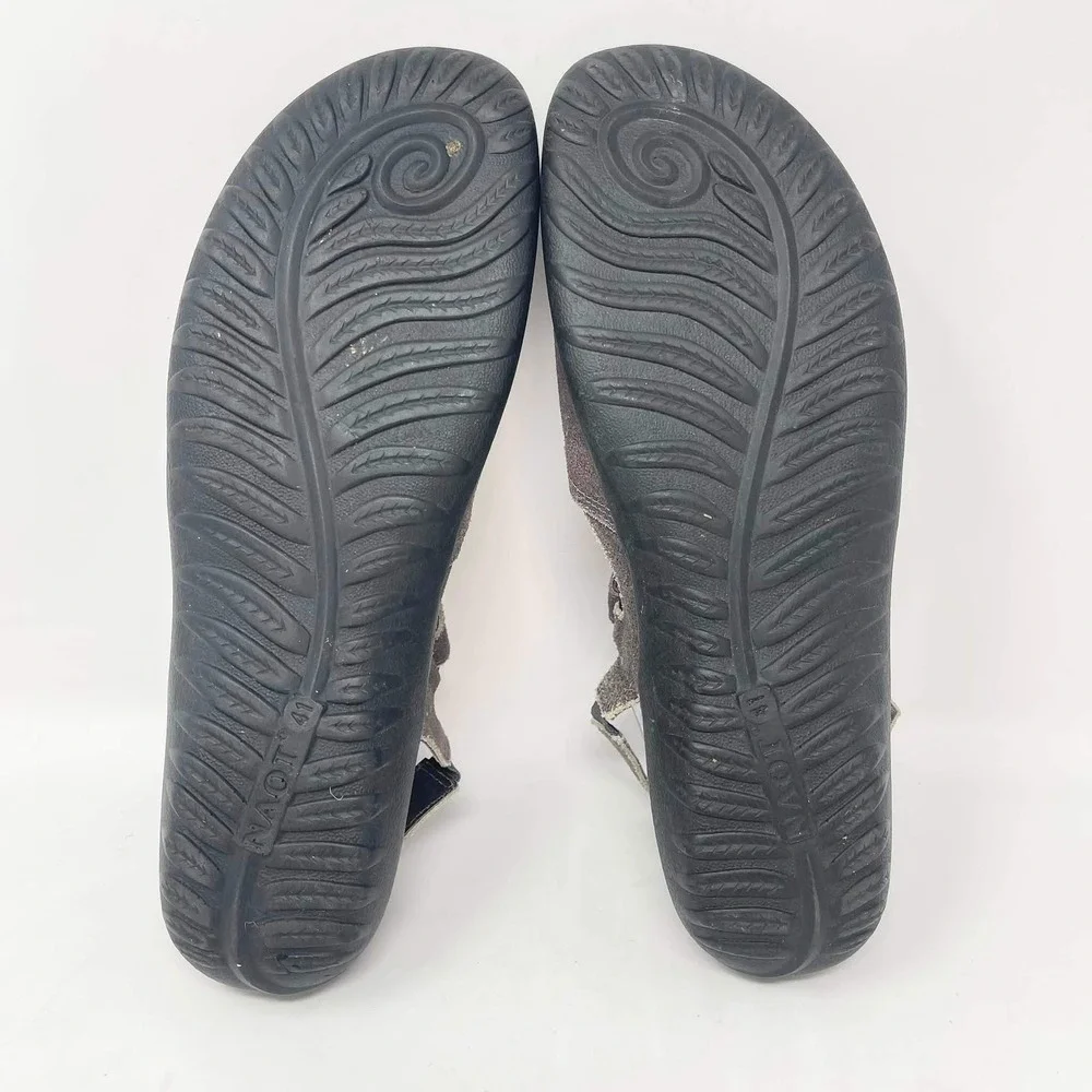 Naot Arataki Slingback Mary Jane Comfort Shoe Womens 41 Gray Shimmer Strappy